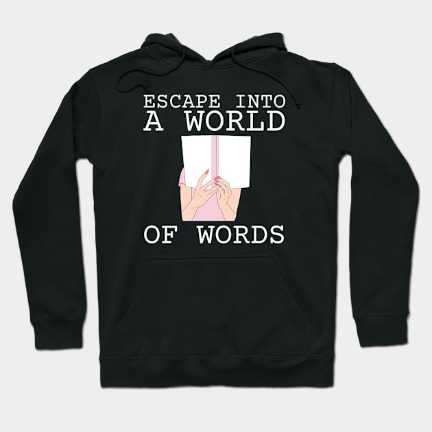 Bookish Hoodie by HobbyAndArt